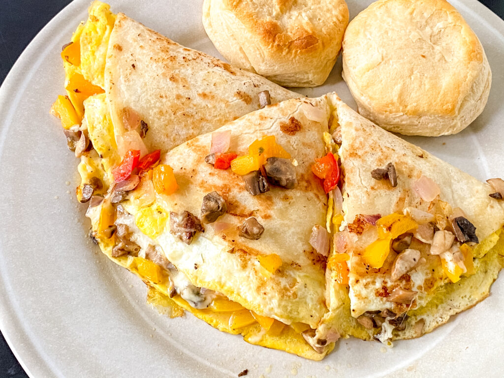 How to make breakfast quesadillas