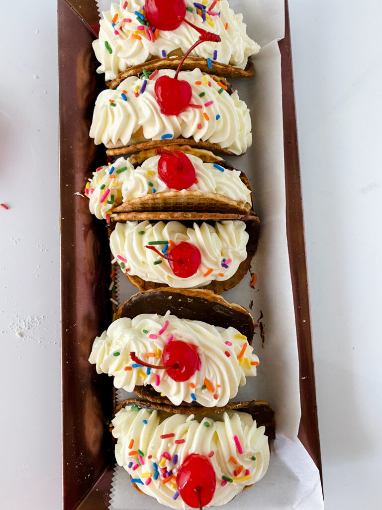 dessert tacos