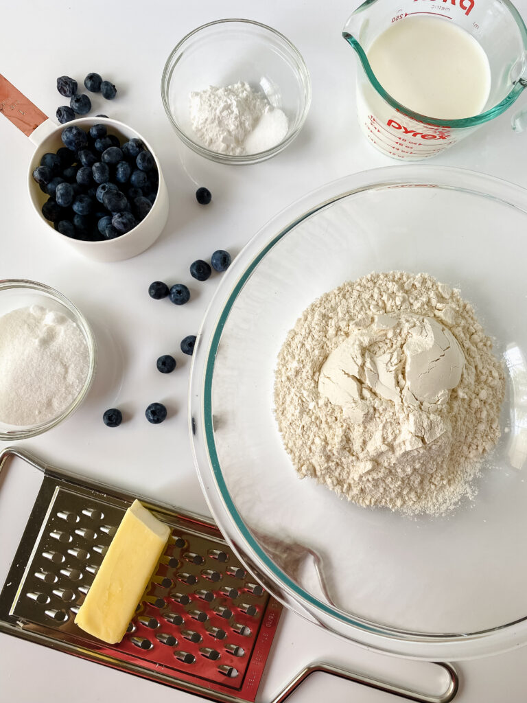 blueberry biscuits on theaffordablefoodie.com