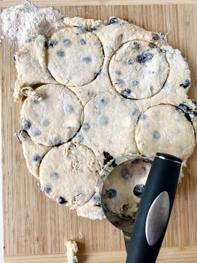 blueberry biscuits on theaffordablefoodie.com