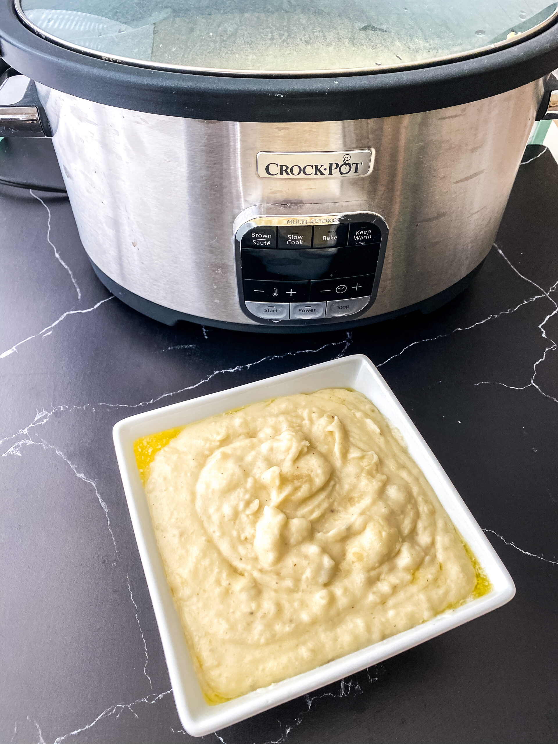 crock pot garlic mashed potatoes