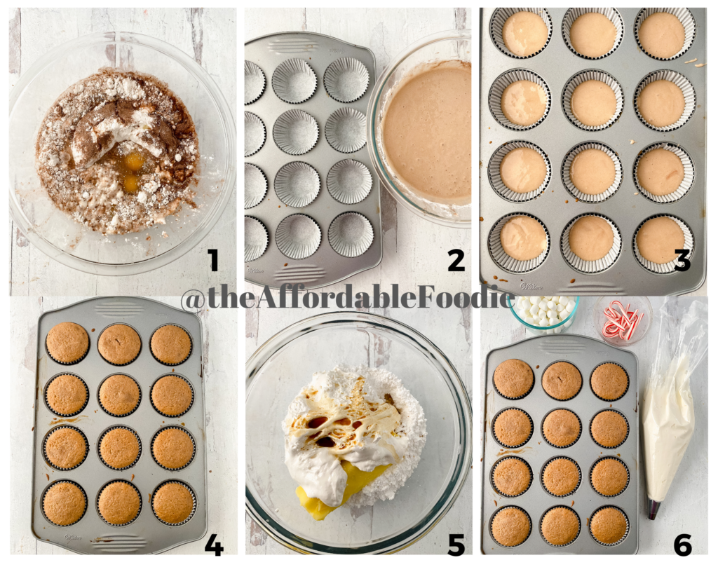 Hot Chocolate Cupcake Recipe at www.theaffordablefoodie.com