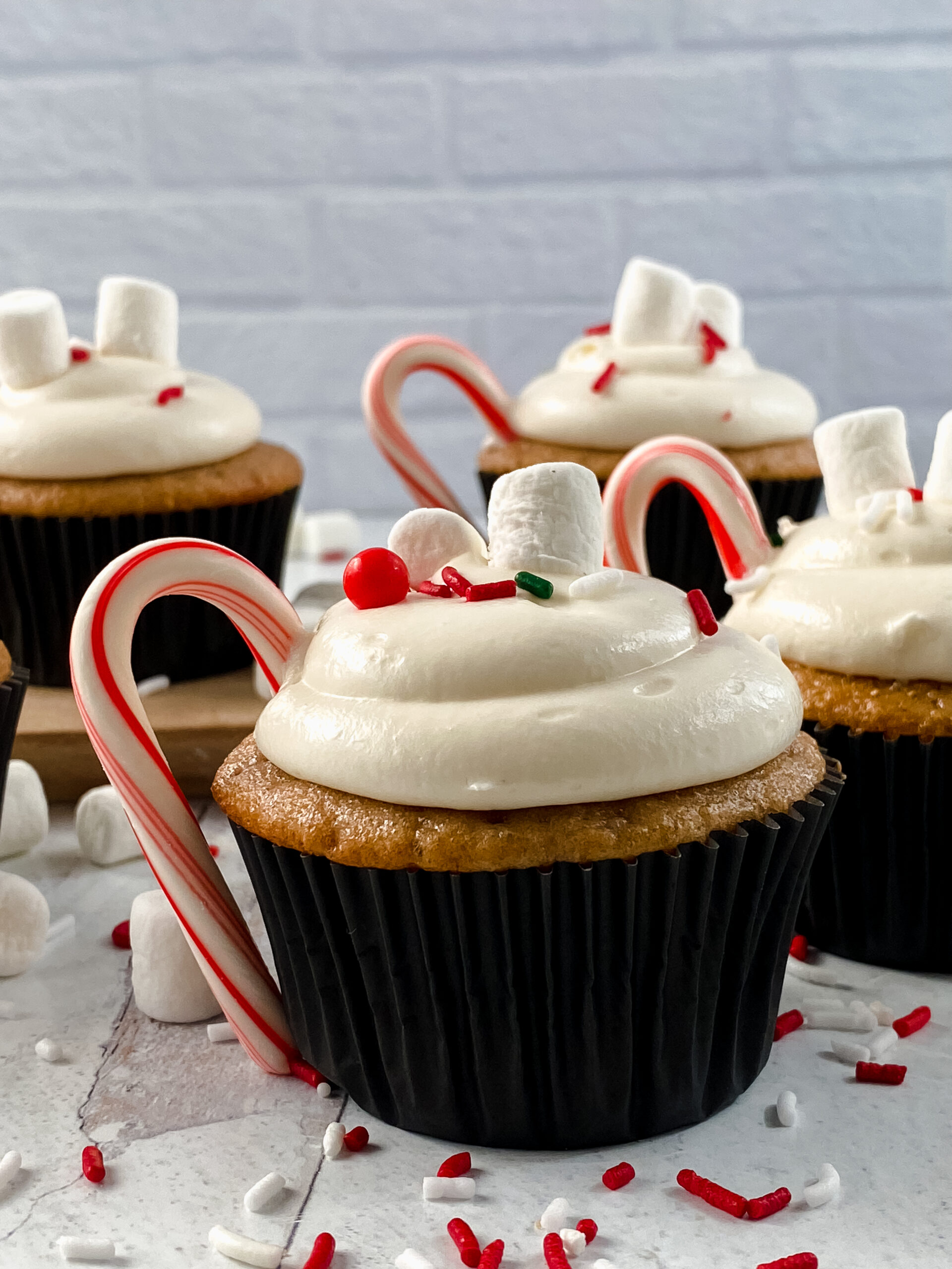 Hot Chocolate Cupcake Recipe at www.theaffordablefoodie.com