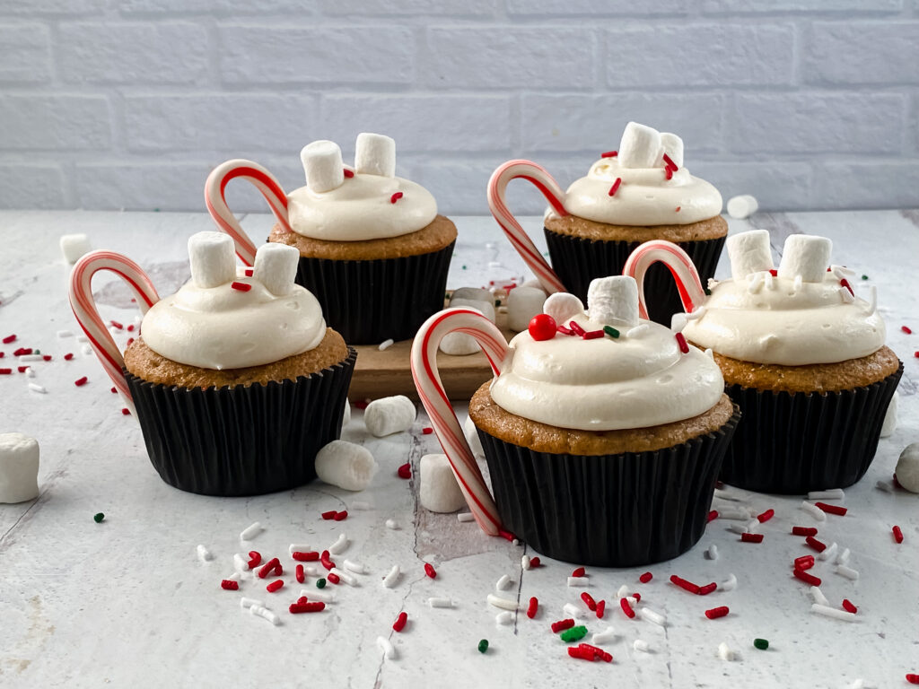 Hot Chocolate Cupcake Recipe at www.theaffordablefoodie.com