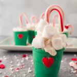 Grinch Bomb Cups at www.theaffordablefoodie.com