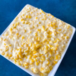 Creamy homemade creamed corn made with sweet corn kernels simmered in a rich, buttery sauce for a smooth and comforting Southern-style side dish.