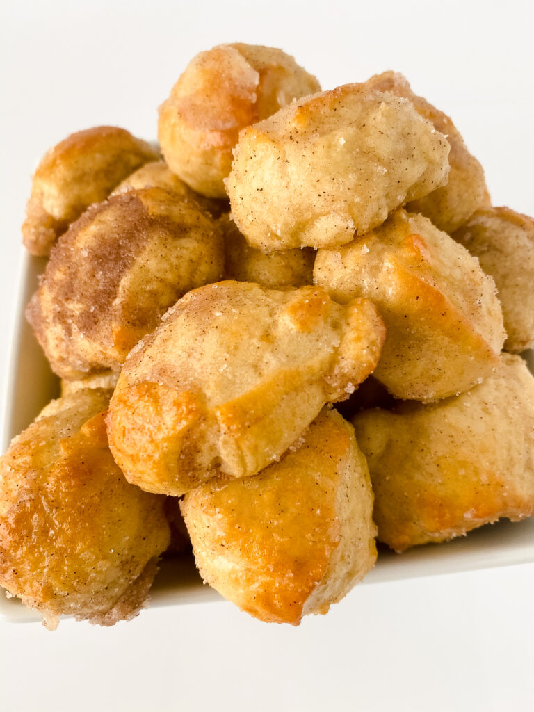 Copy Cat Auntie Annies Cinnamon Sugar Pretzel Bites at www.theaffordablefoodie.com