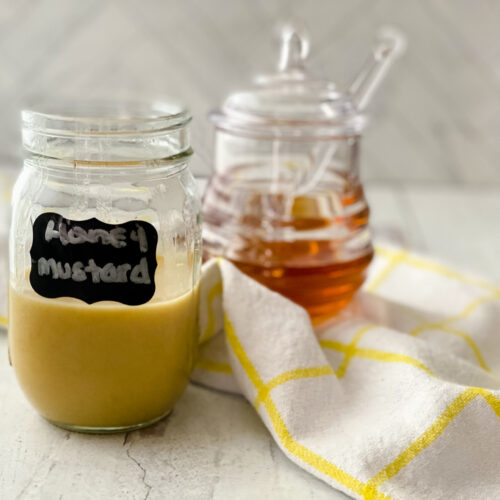 Homemade Honey Mustard at www.theaffordablefoodie.com
