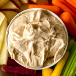 Creamy Nut Butter Dip at www.theaffordablefoodie.com
