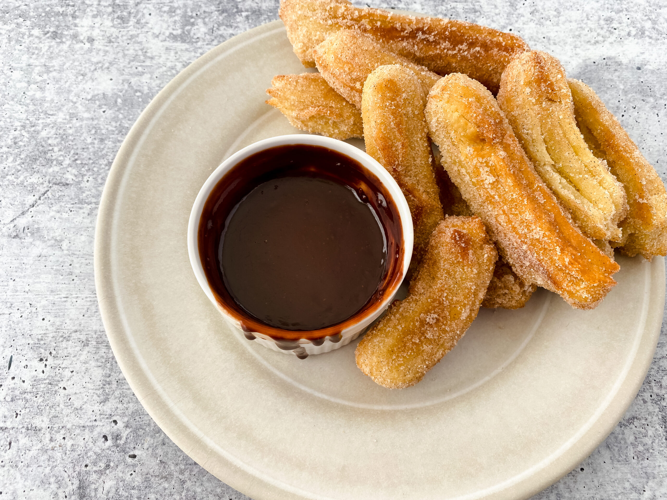easy-to-make churros recipe at www.theaffordablefoodie.com