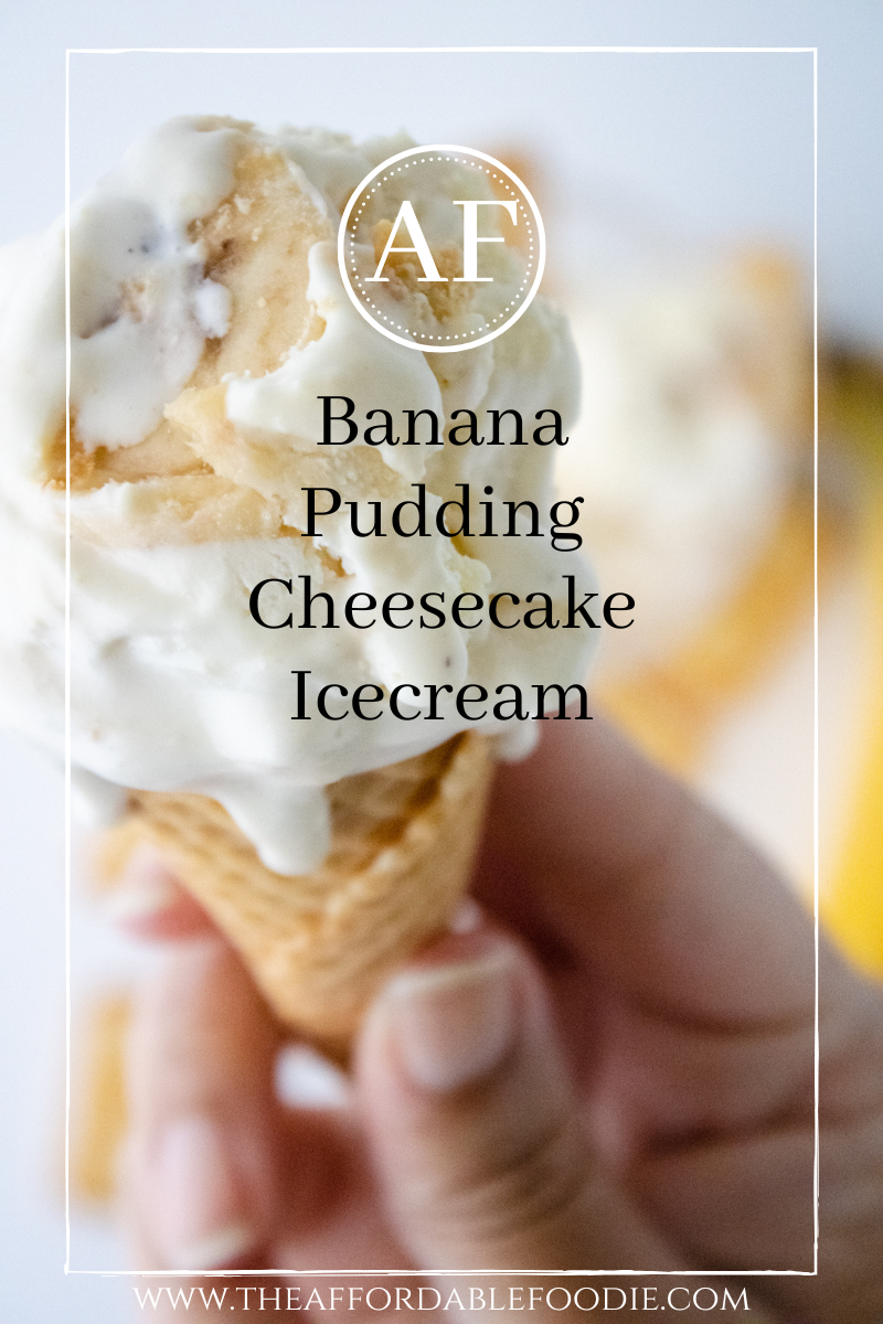 banana pudding cheesecake ice cream