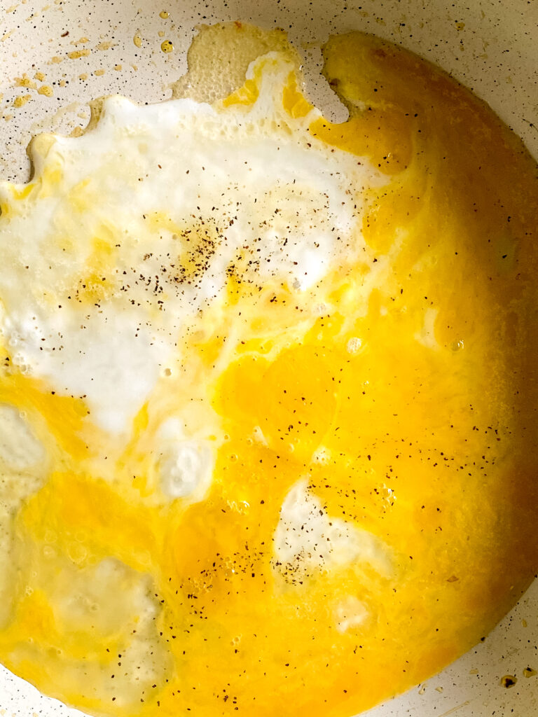 eggs cooking