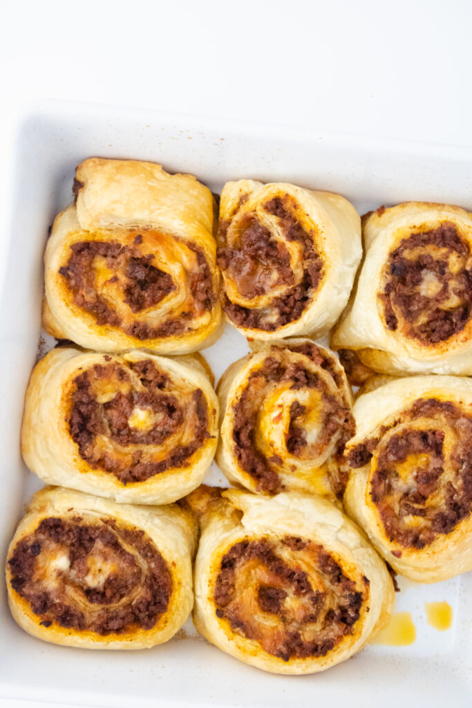 pinwheels out the oven