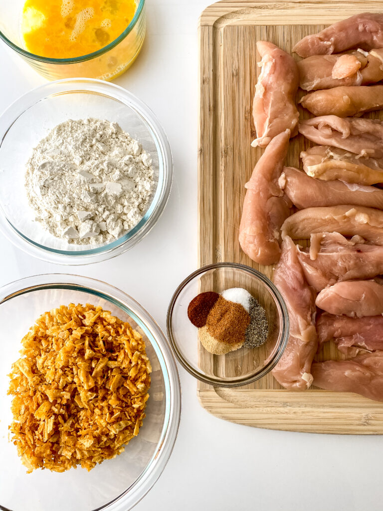 Crispy Baked BBQ Chicken Tenders ingredients