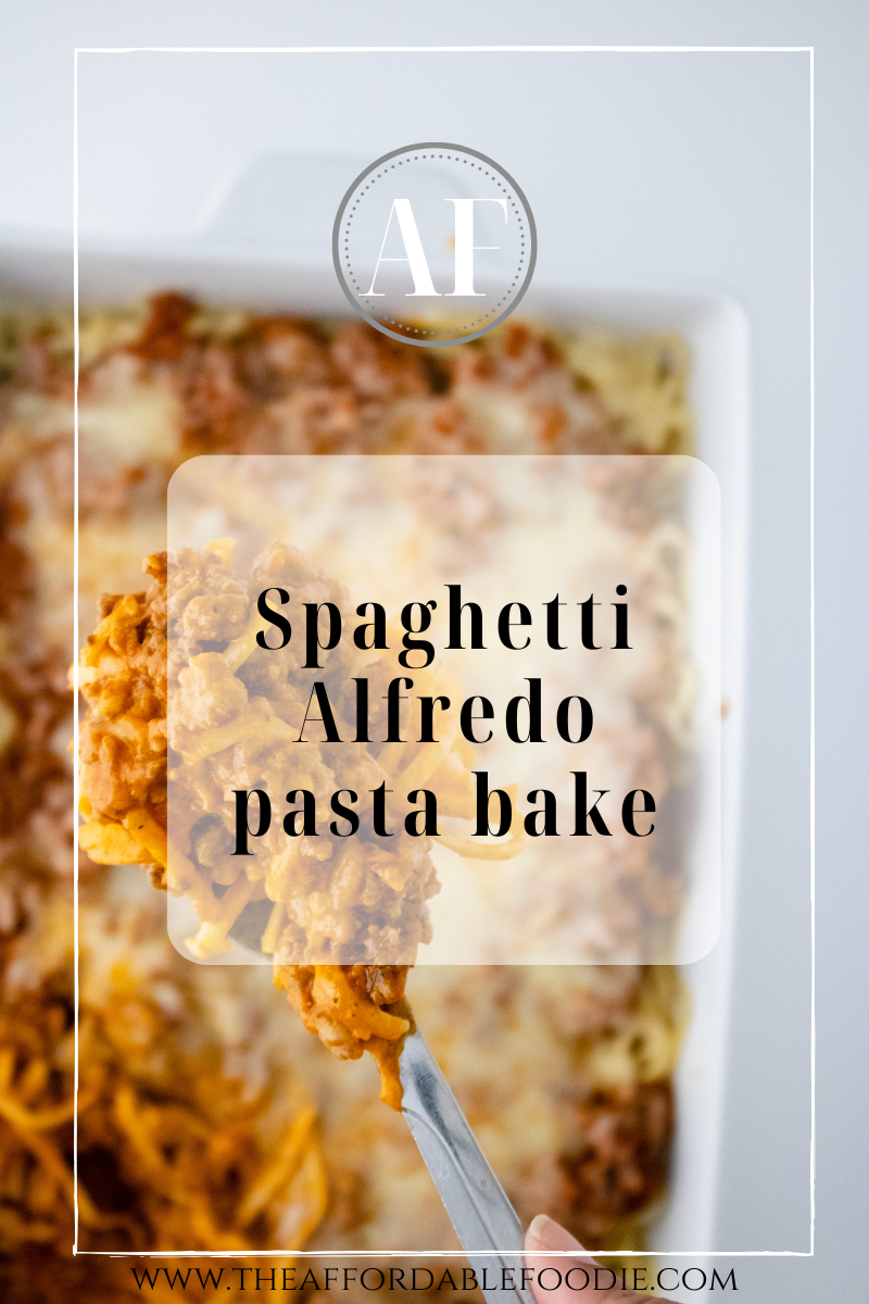 Viral TikTok Spaghetti (Spaghetti Alfredo Bake)