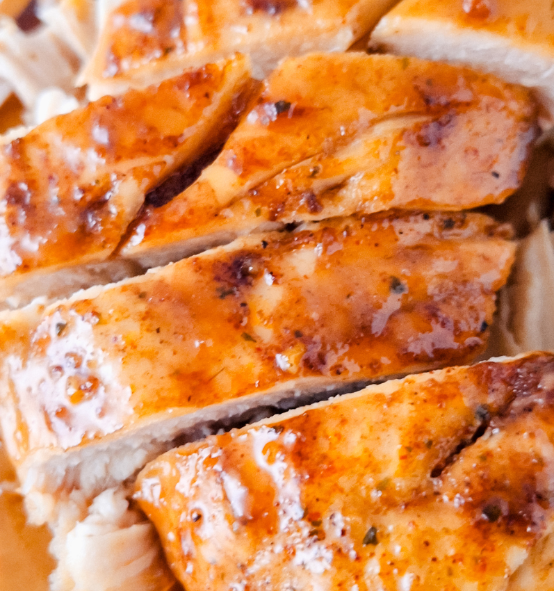 Tender honey baked chicken glazed with a golden, sticky honey sauce for the perfect balance of sweet and savory flavors, baked until juicy and caramelized.